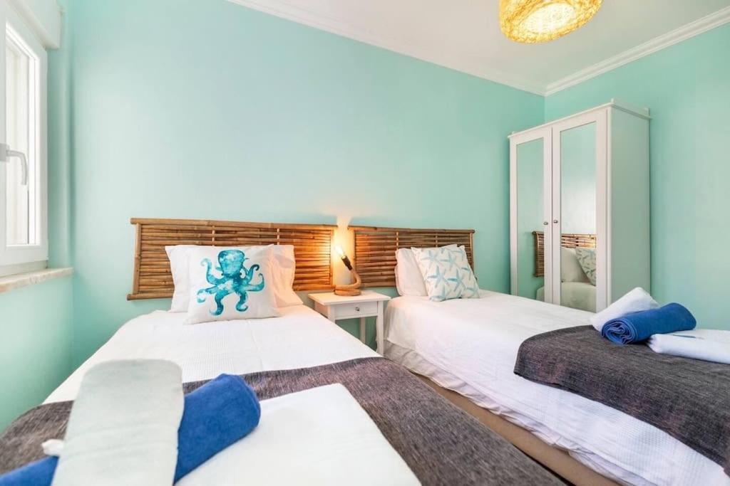 New Beach Flat With Top View - 3 Min To Sea In Luz ภายนอก รูปภาพ